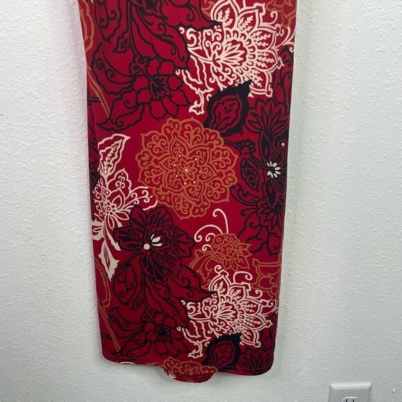 XOXO Women’s Y2K Floral Spaghetti Strap Floral V Neck Dress Size M - Picture 3 of 8